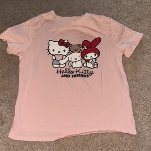 H&M Light Pink Hello Kitty & Friends Graphic Tee